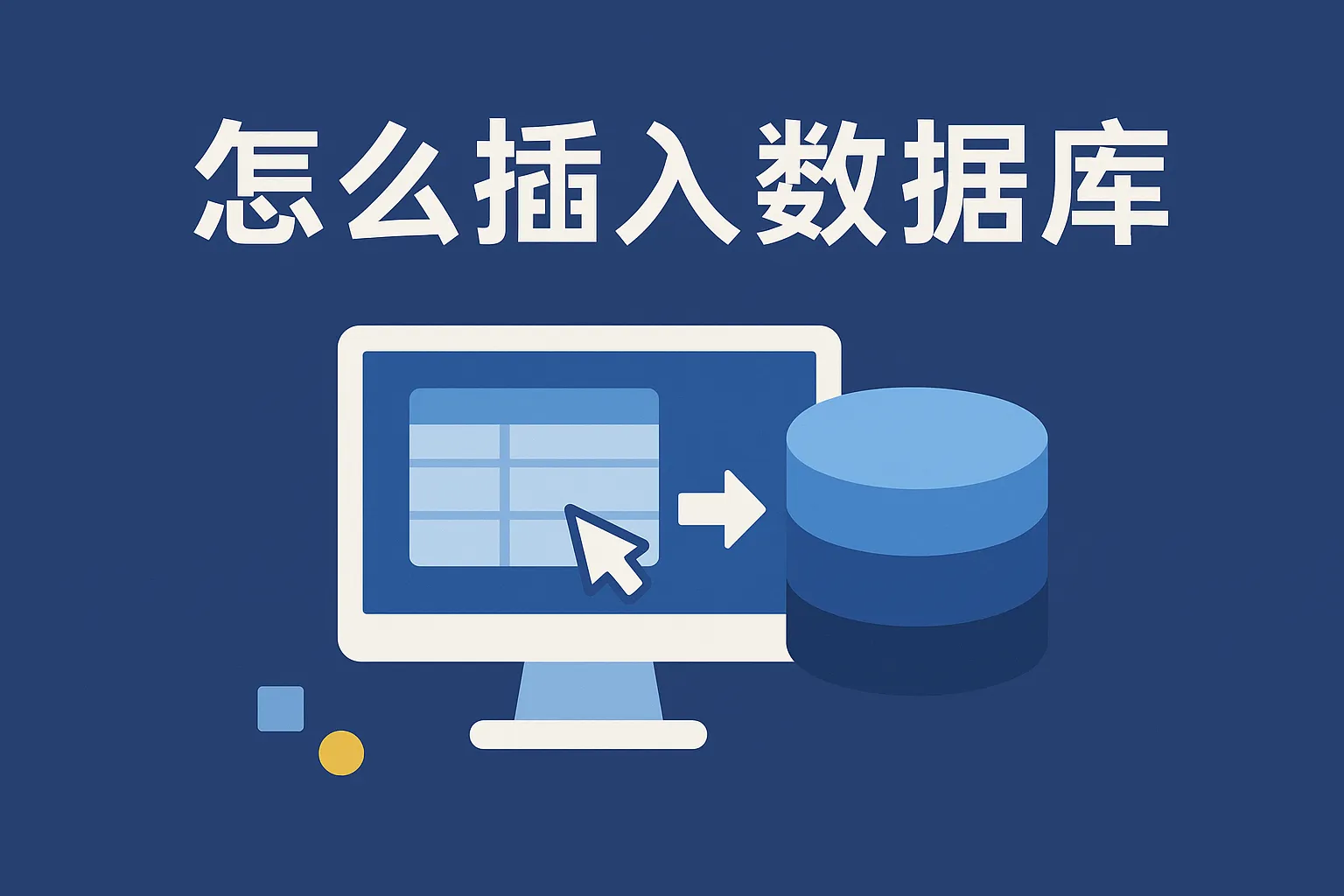 怎么插入数据库
