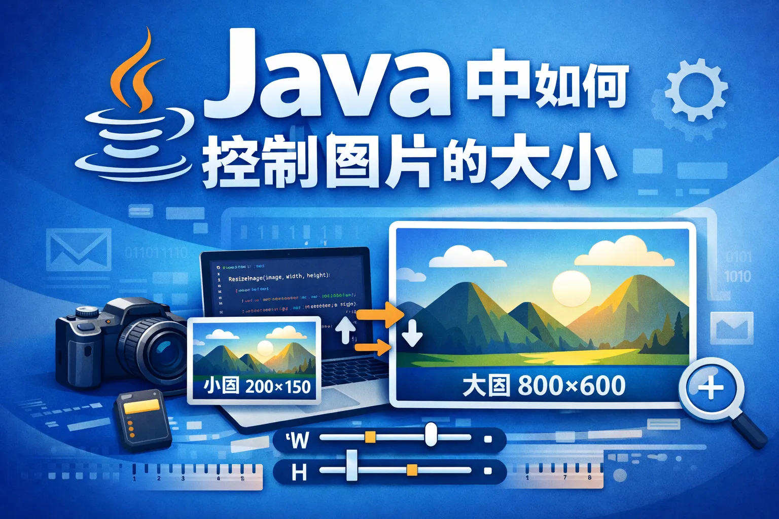 java中如何控制图片的大小写