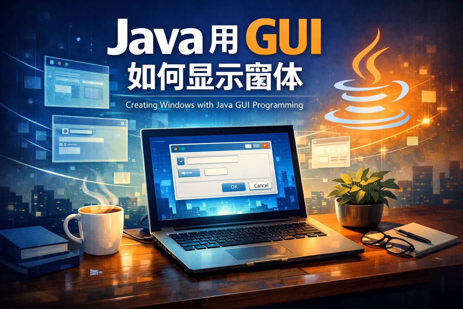 java用GUi如何显示窗体
