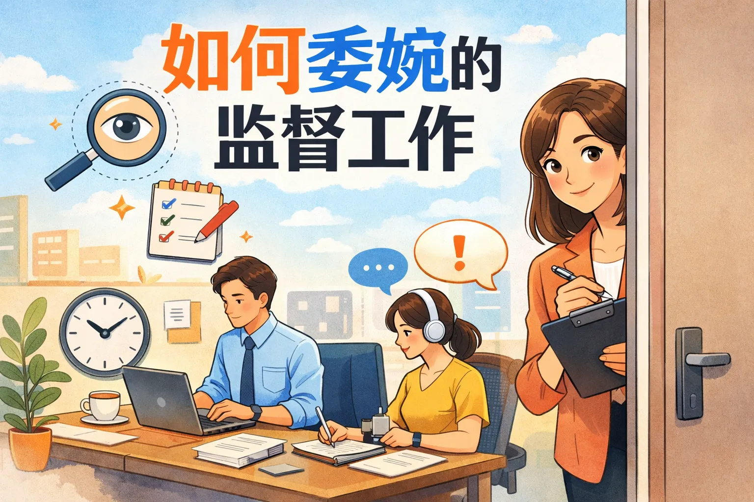 如何委婉的监督工作