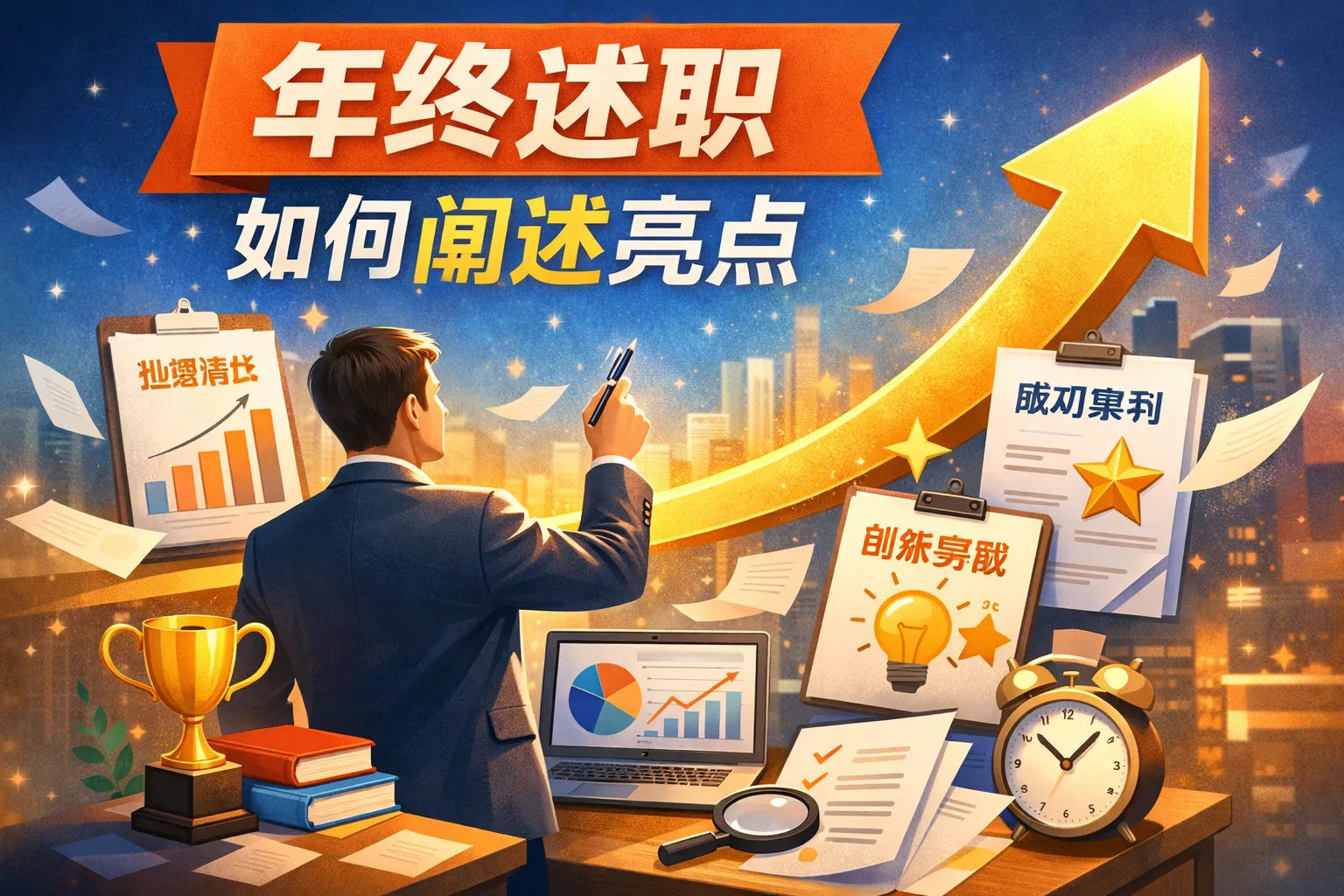 年终述职如何阐述亮点