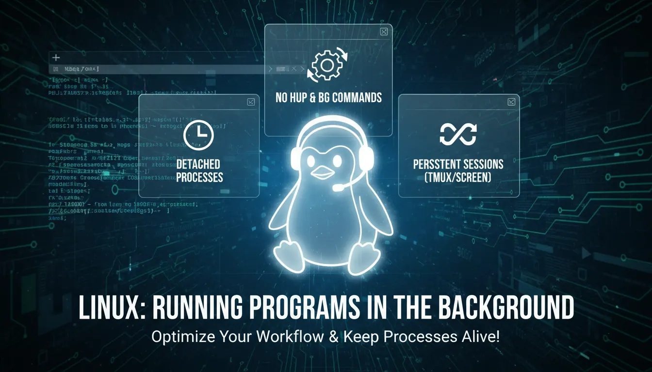 linux 如何后台运行程序