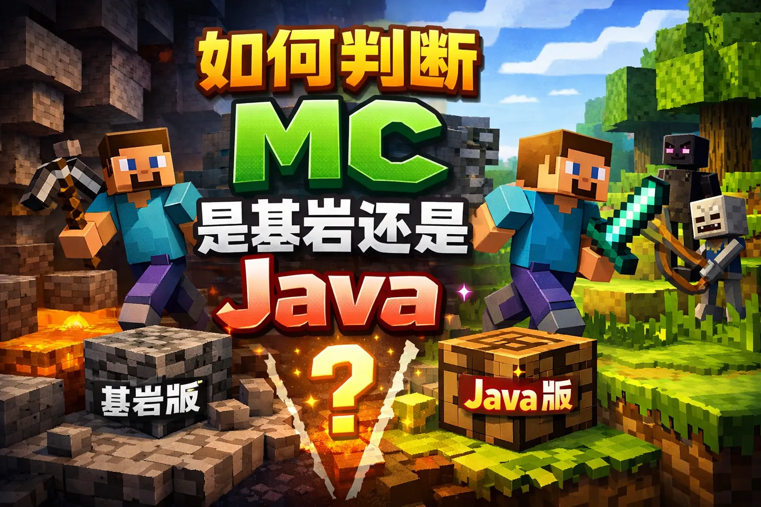 如何判断mc是基岩还是java