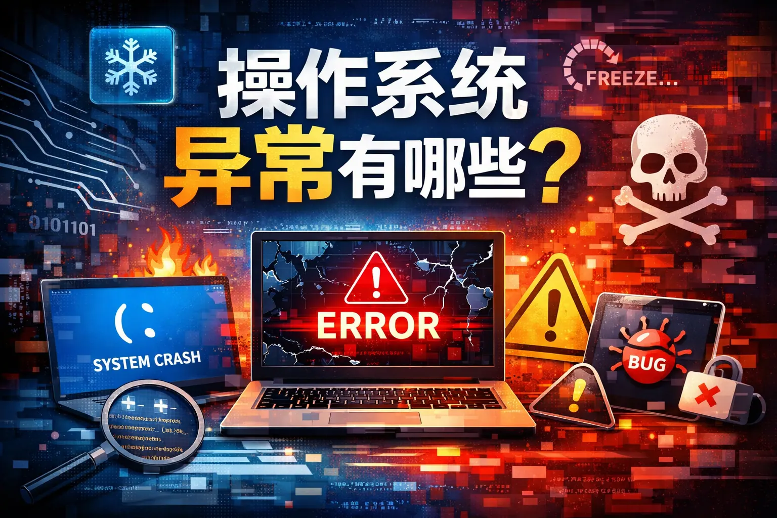 操作系统异常有哪些