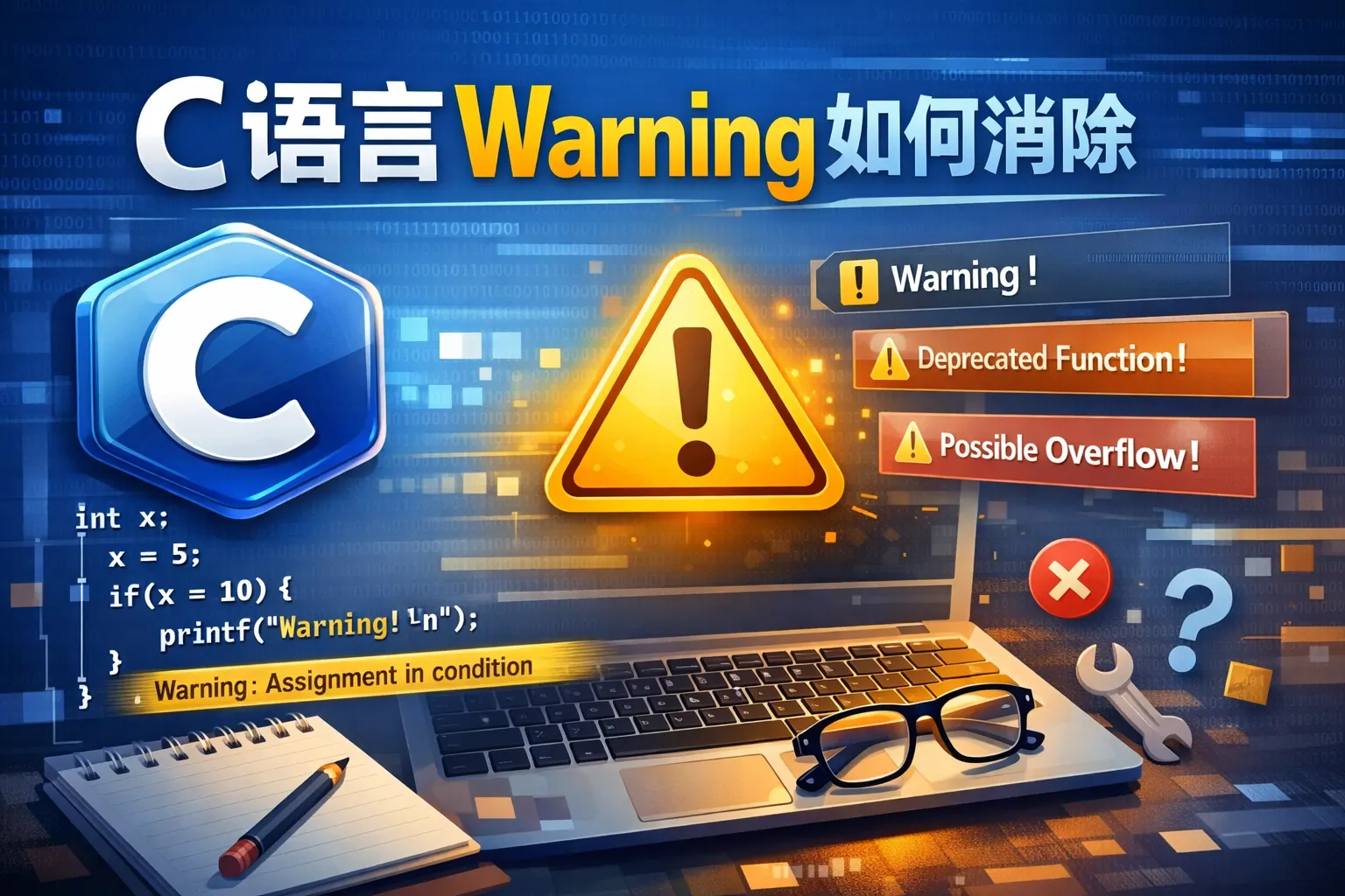 c语言warning如何消除