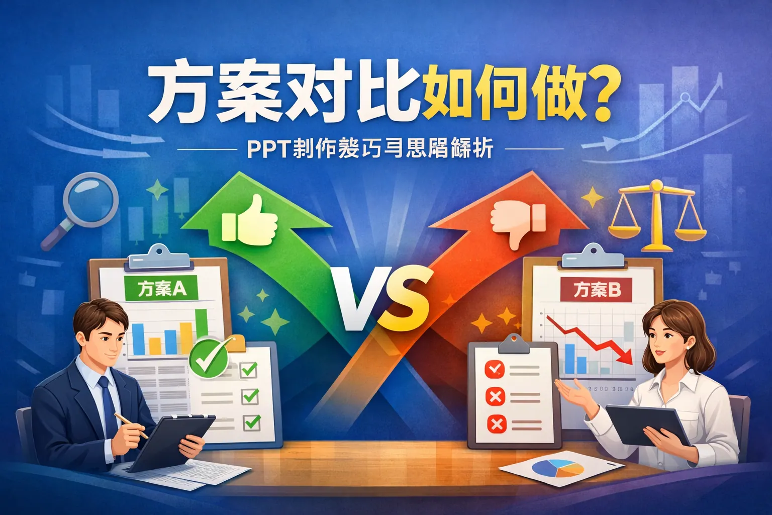 ppt对比方案如何做