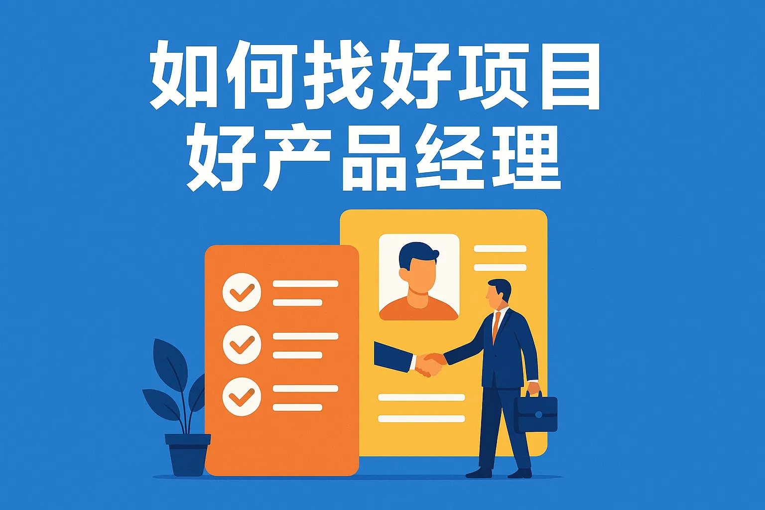 如何找好项目好产品经理