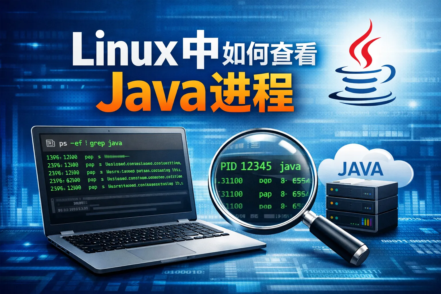 linux中如何查看java进程
