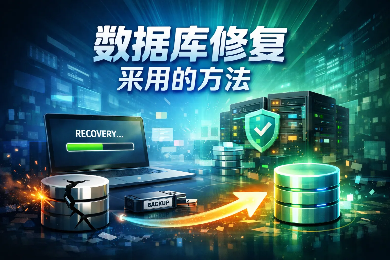 数据库恢复采用的方法是