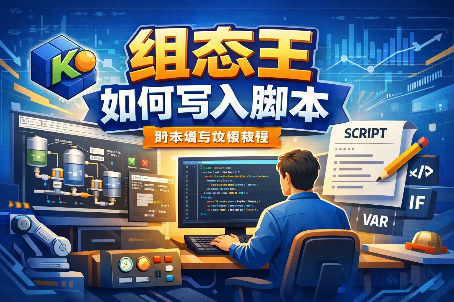 组态王如何写入脚本