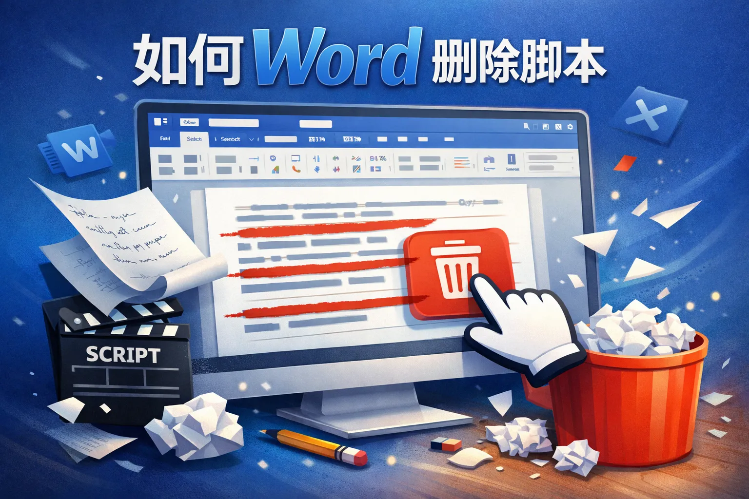 如何word删除脚本