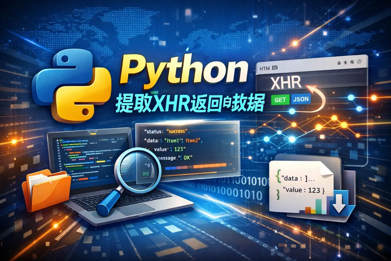 Python提取xhr返回的数据