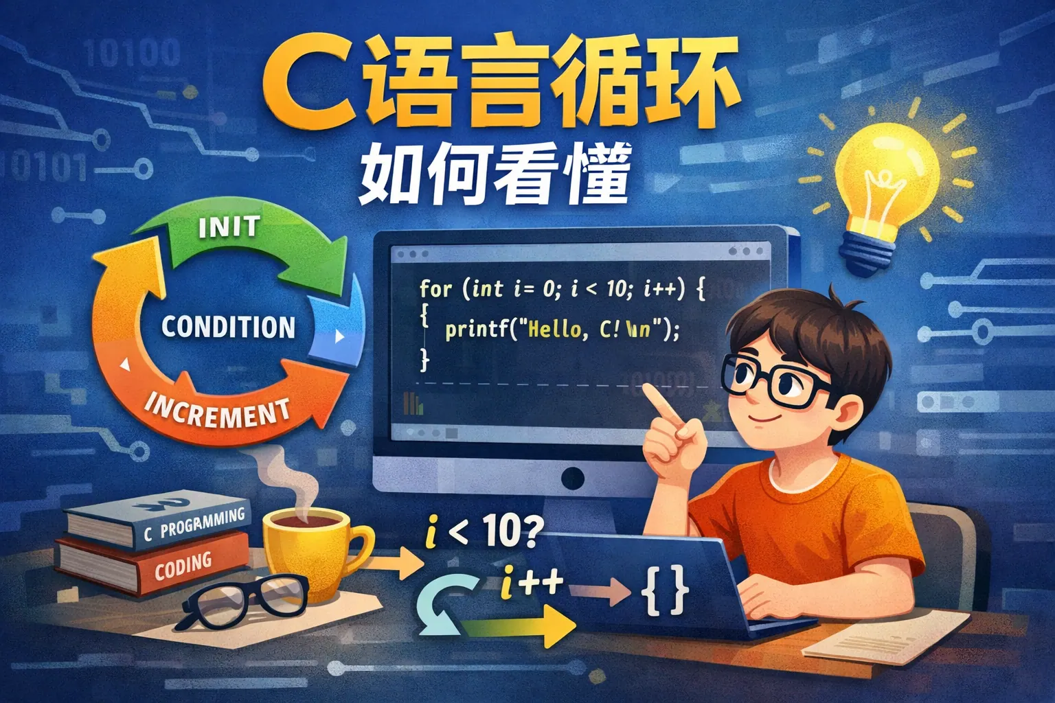 c语言循环如何看懂