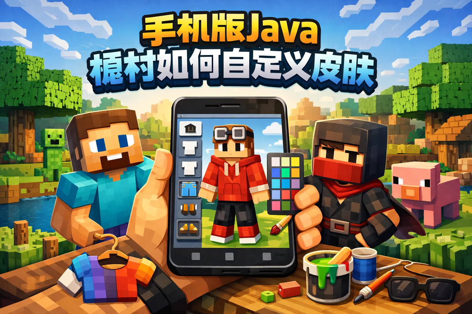 手机版java烦村如何自定义皮肤