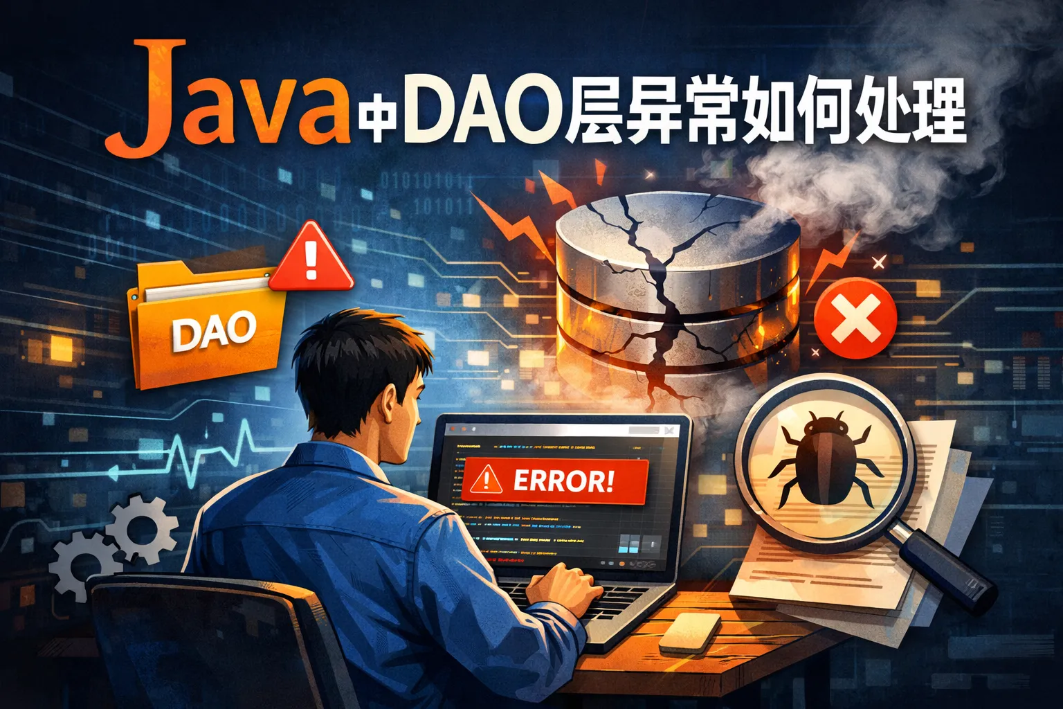 java中dao层异常如何处理