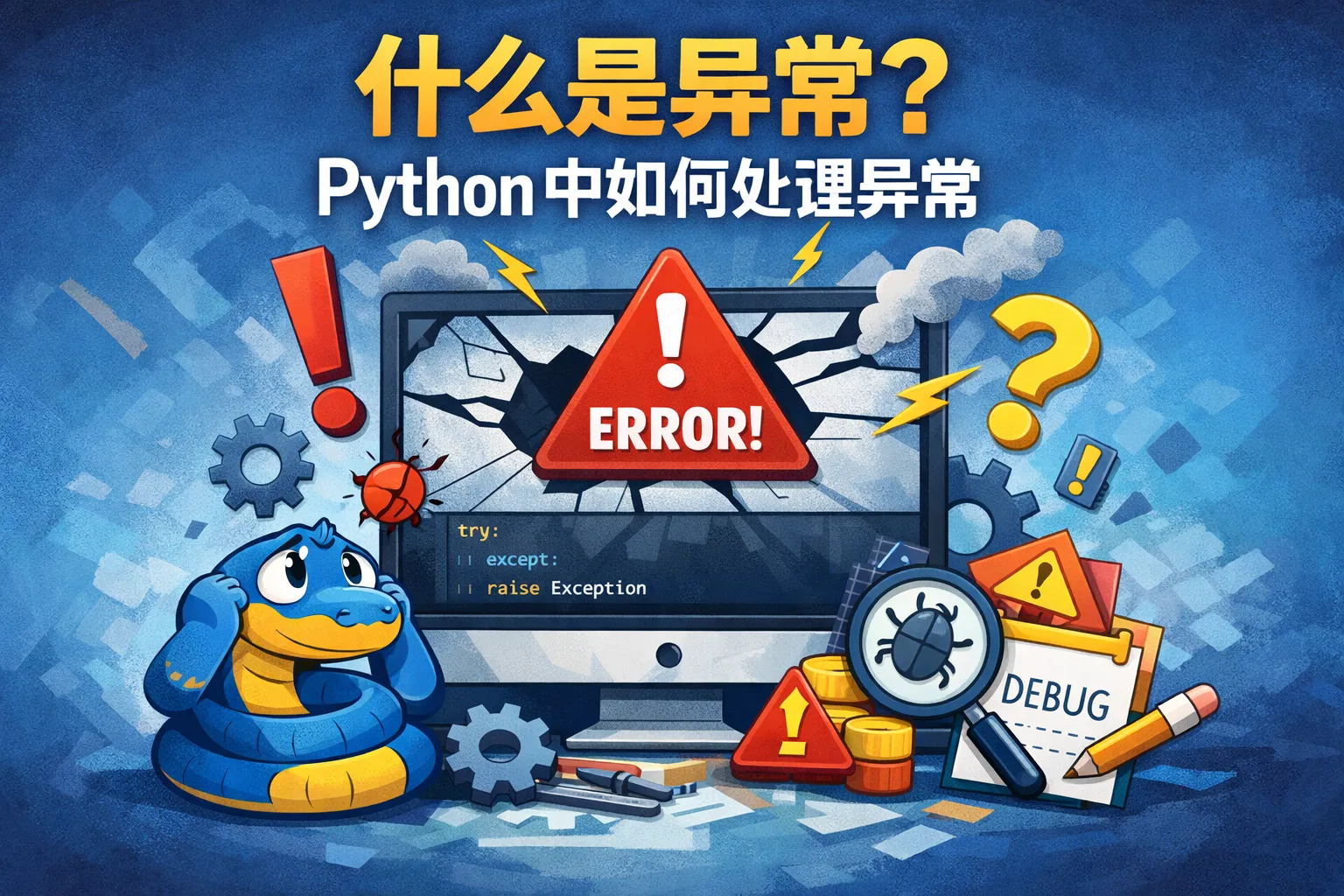 什么是异常 python中如何处理异常