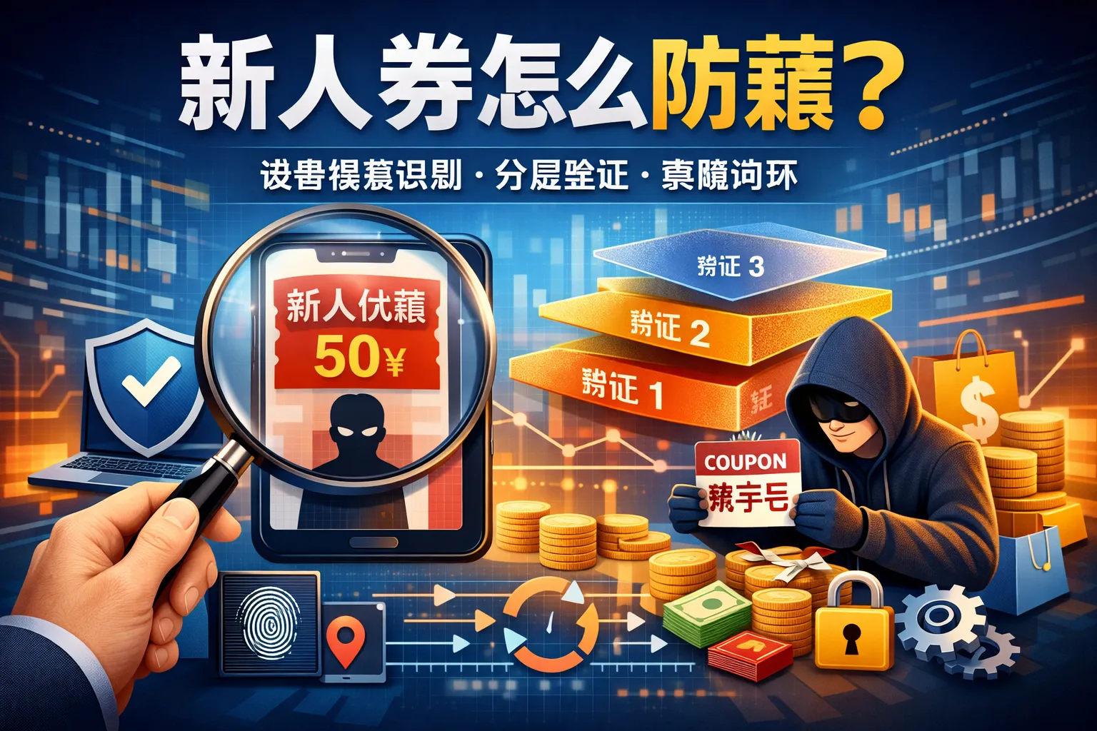 新人券怎么防薅?设备维度识别、分层验证、策略闭环