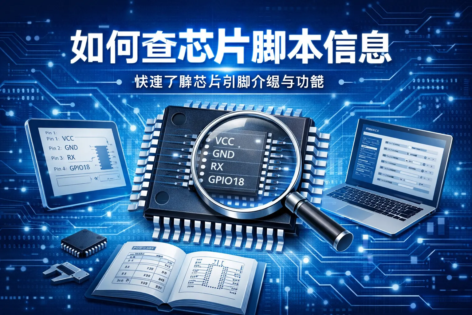 如何查芯片脚本信息