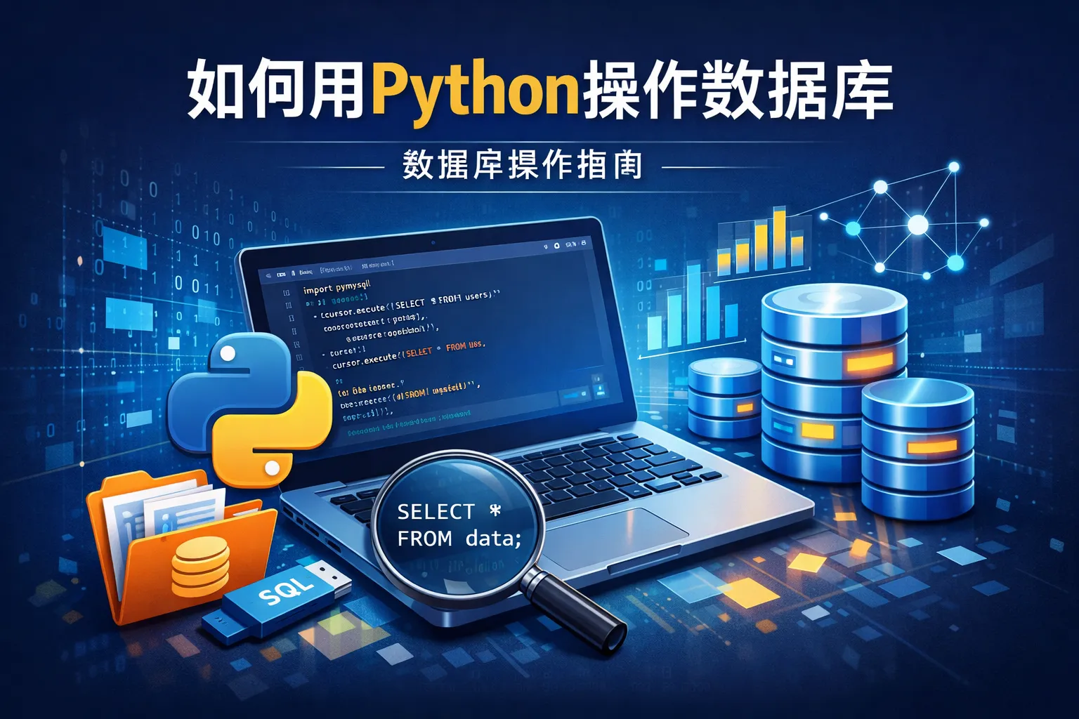 如何用python操作数据库