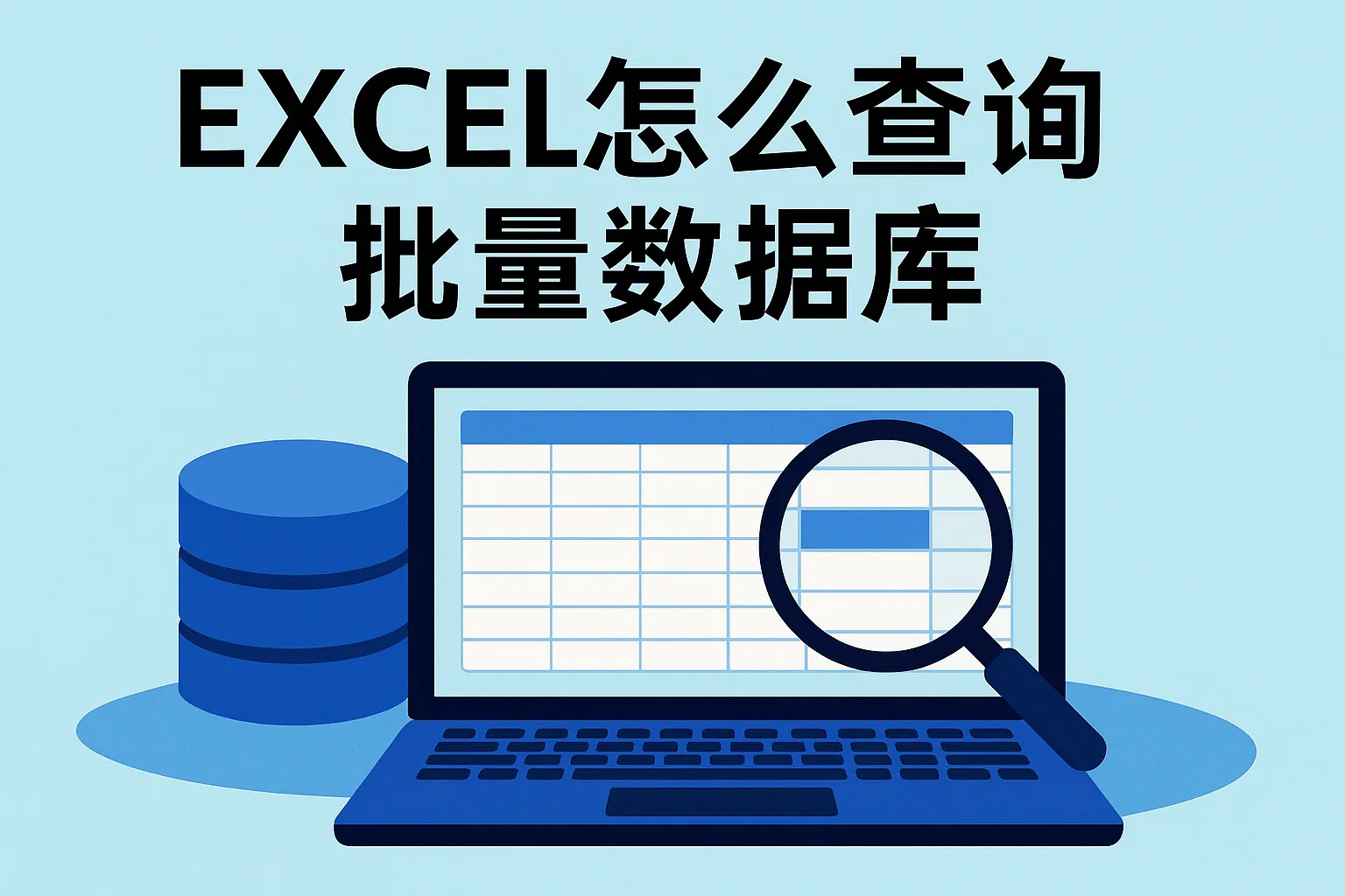 excel怎么查询批量数据库数据库