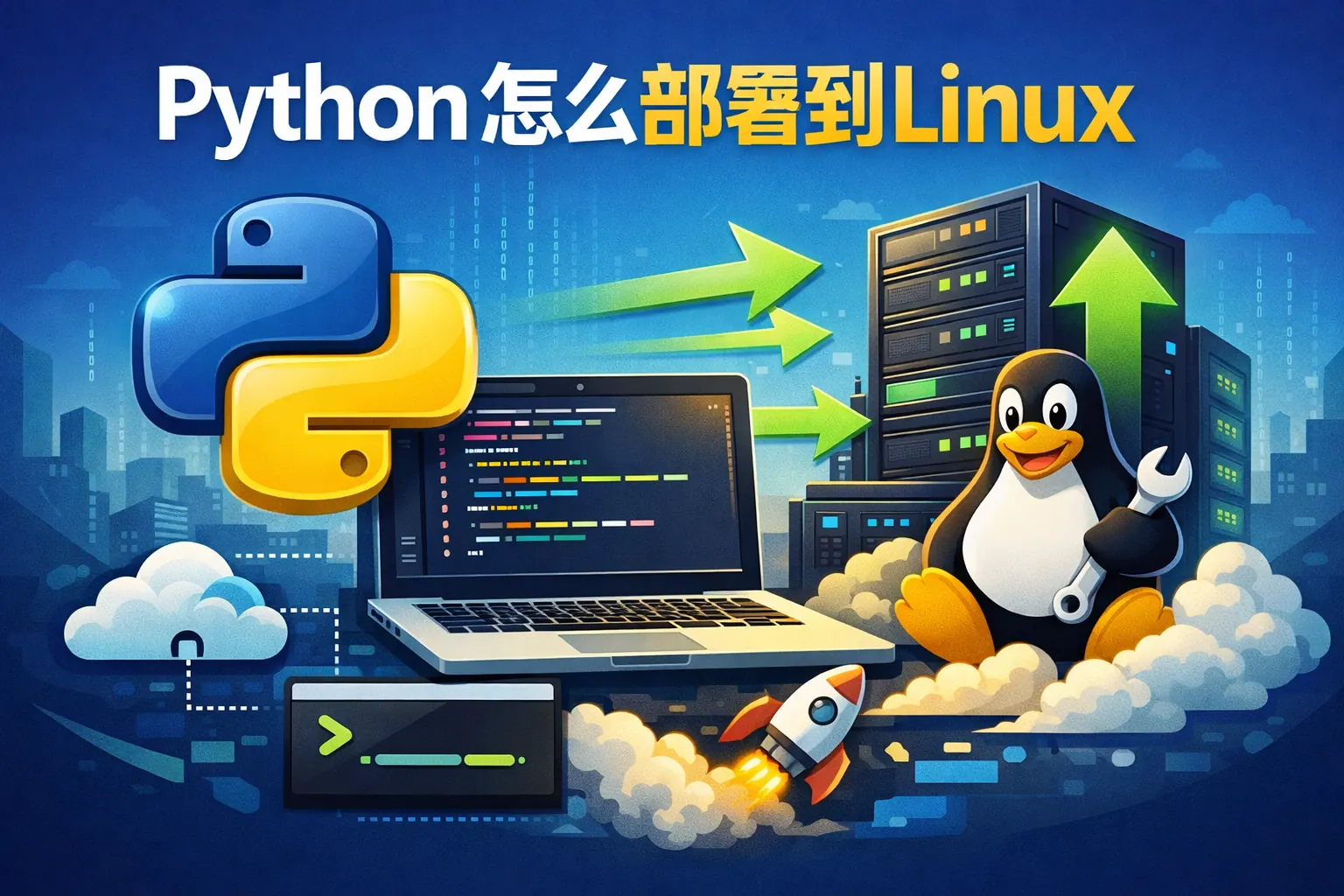 python怎么部署到linux