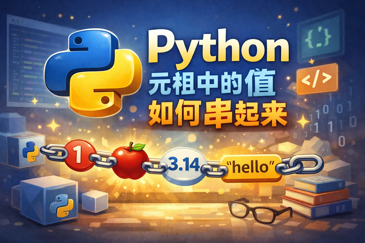 Python元祖中的值如何串起来