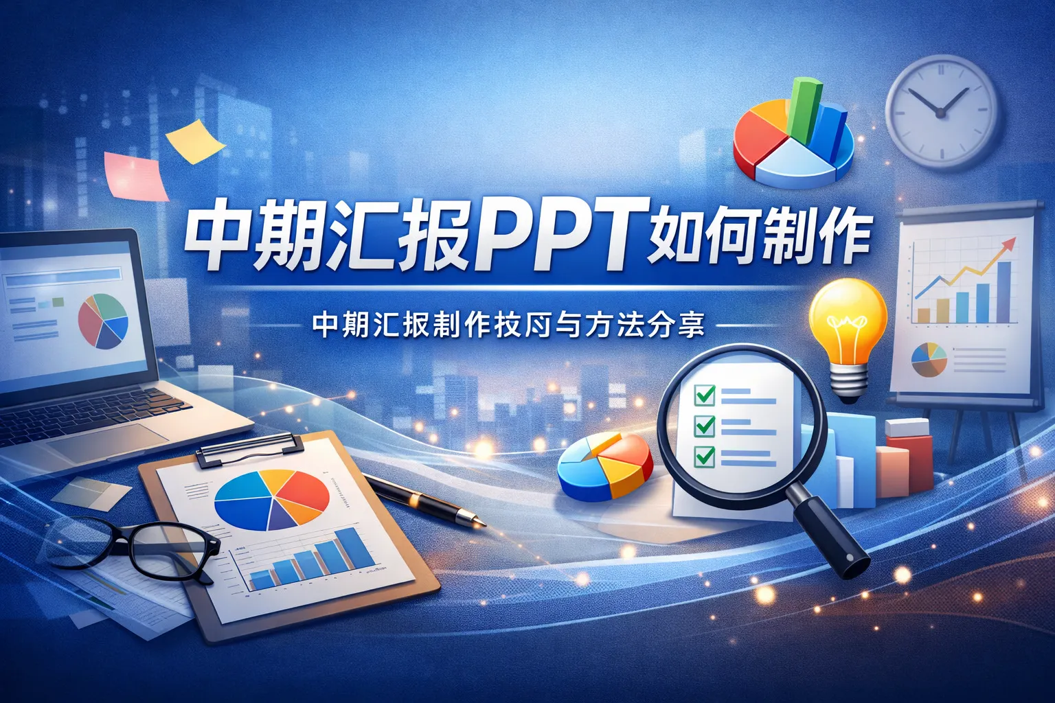 中期汇报ppt如何制作