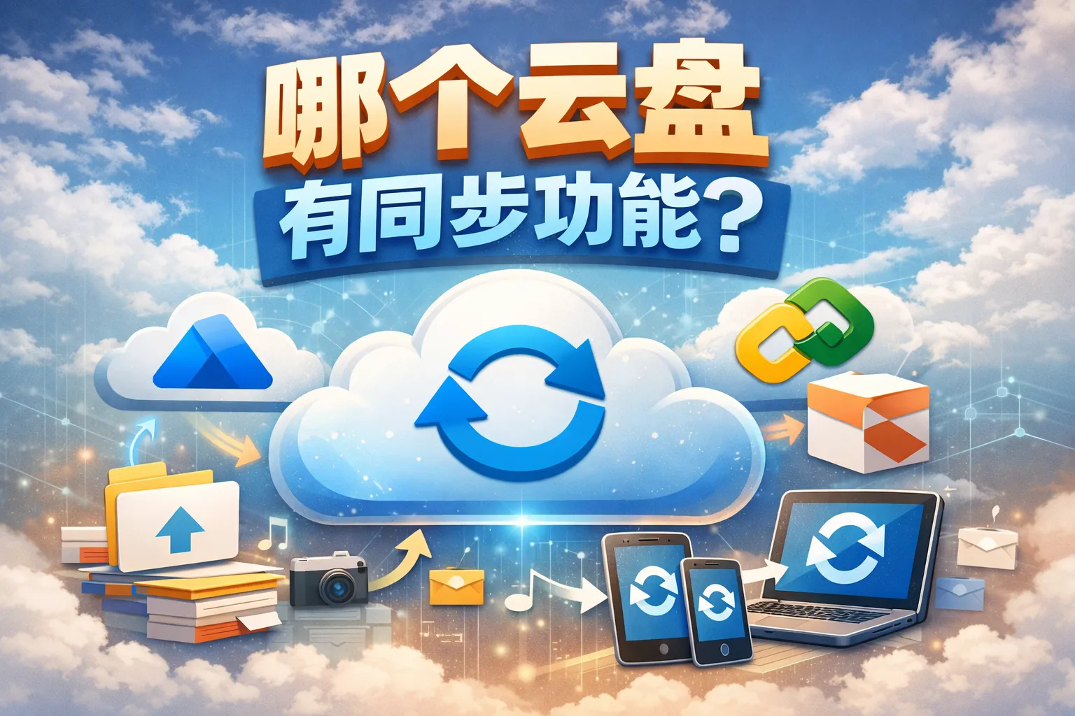 哪个云盘有同步功能