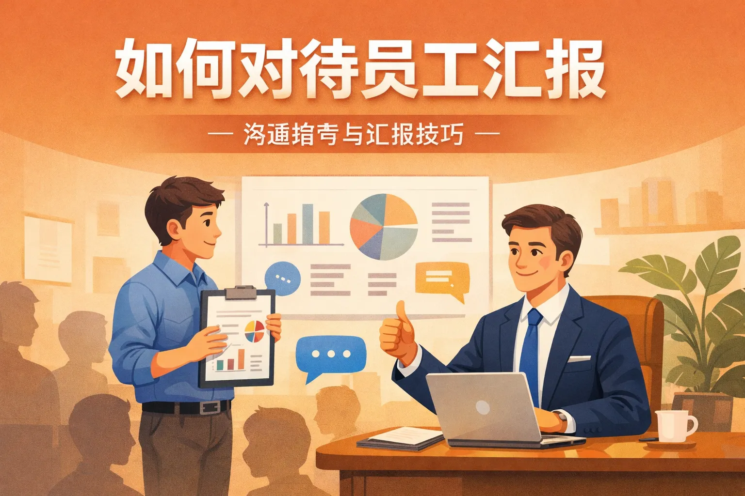 如何对待员工汇报