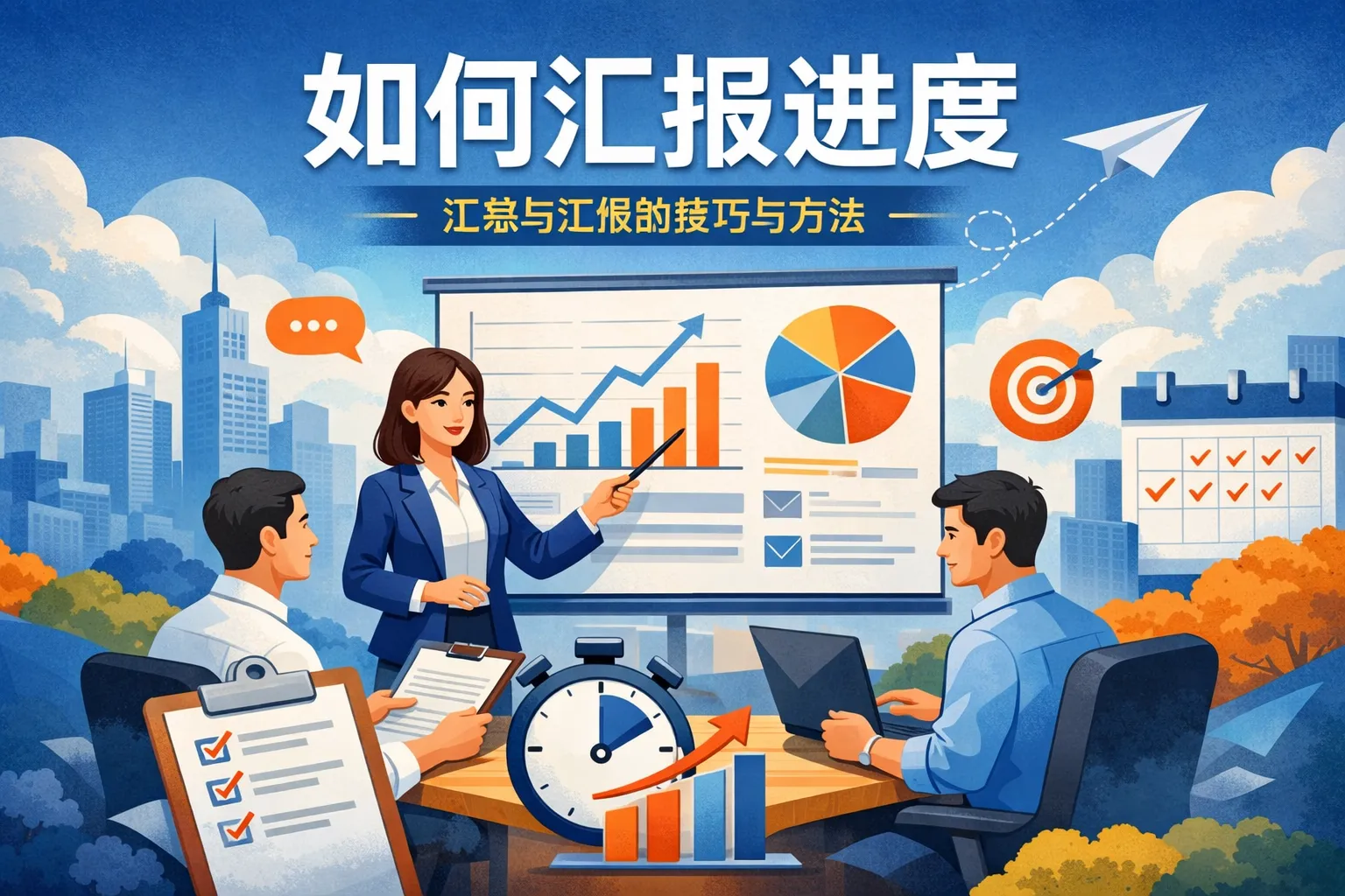 写综述如何汇报进度