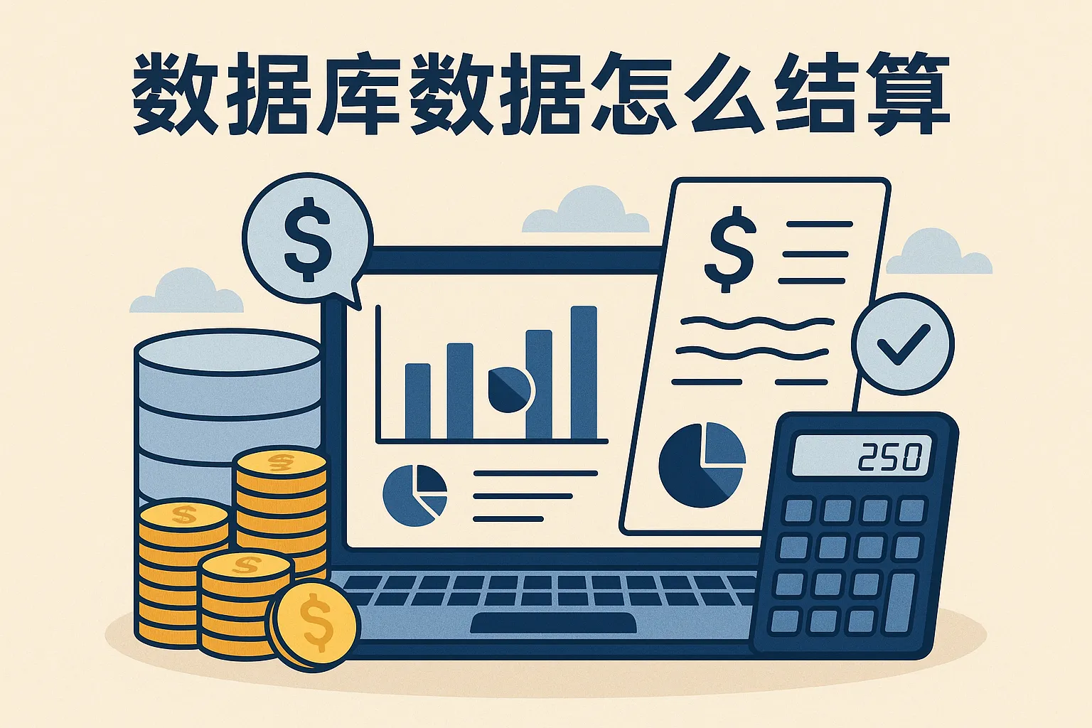 数据库数据怎么结算