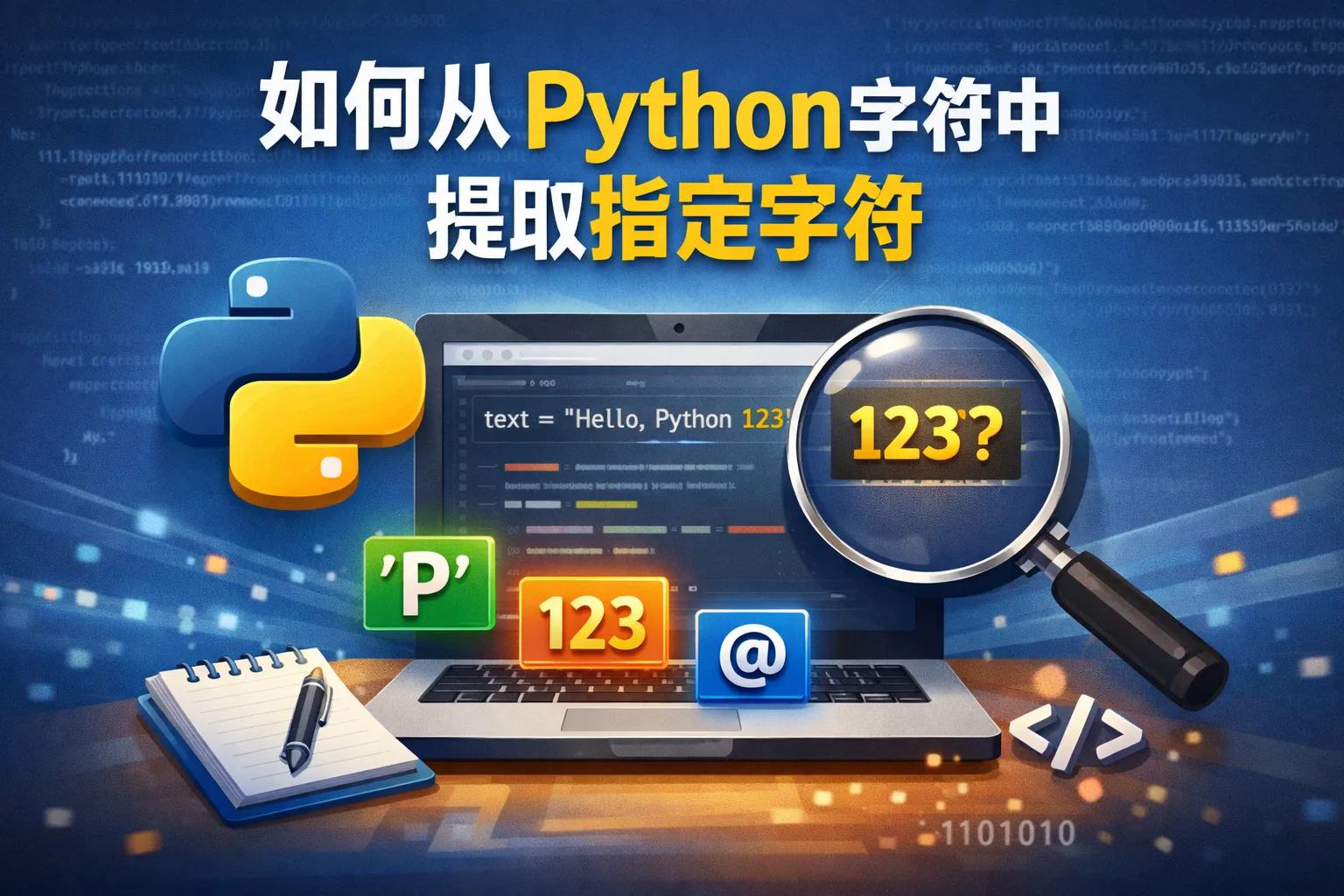 如何从python字符中提取指定字符