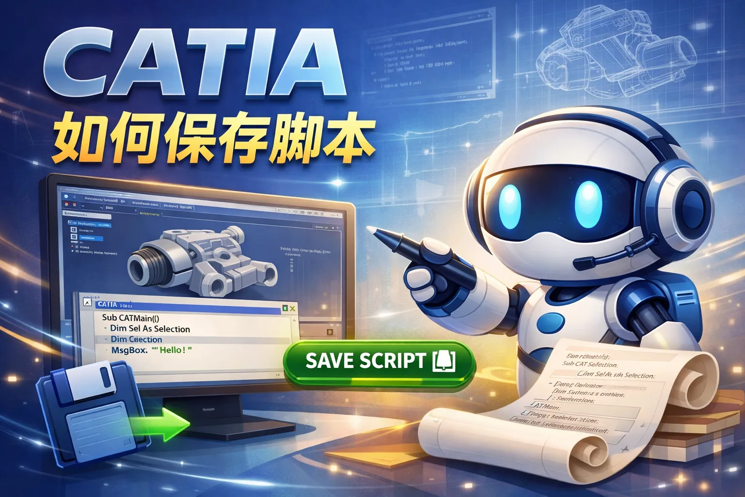 catia如何保存脚本