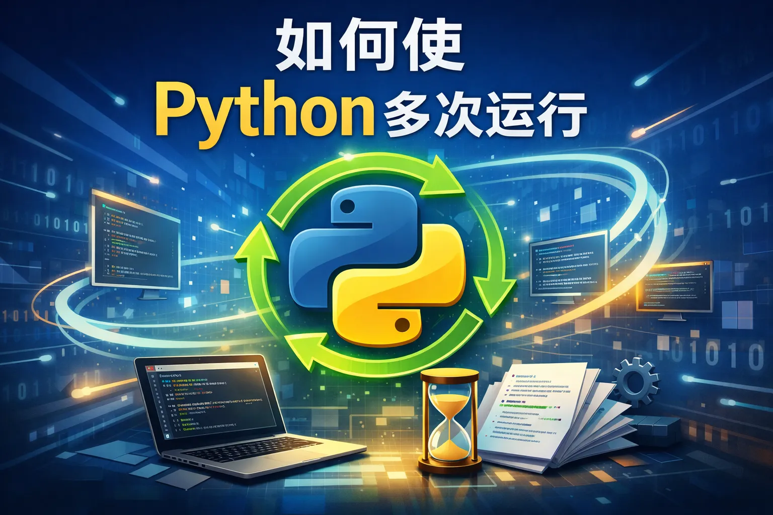 如何使python多次运行