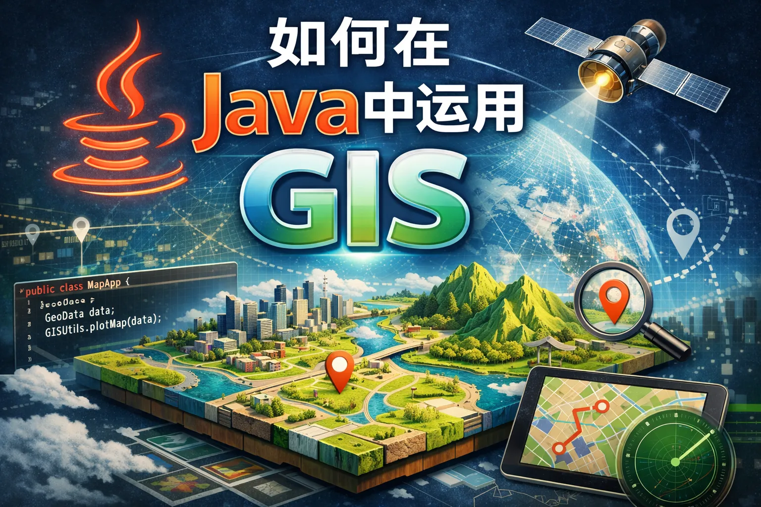 如何在java中运用gis