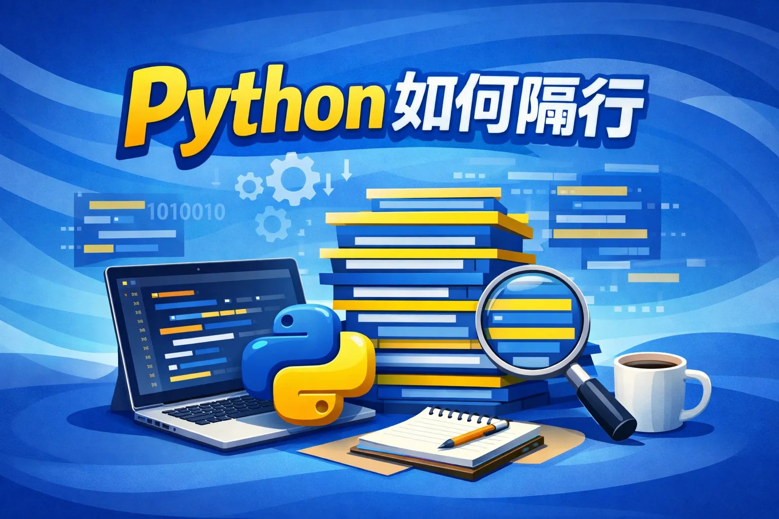 python如何隔行