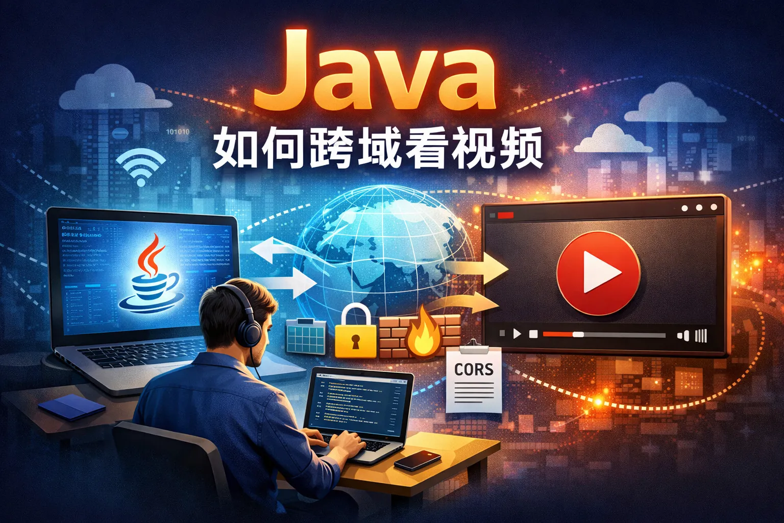 java如何跨域看视频