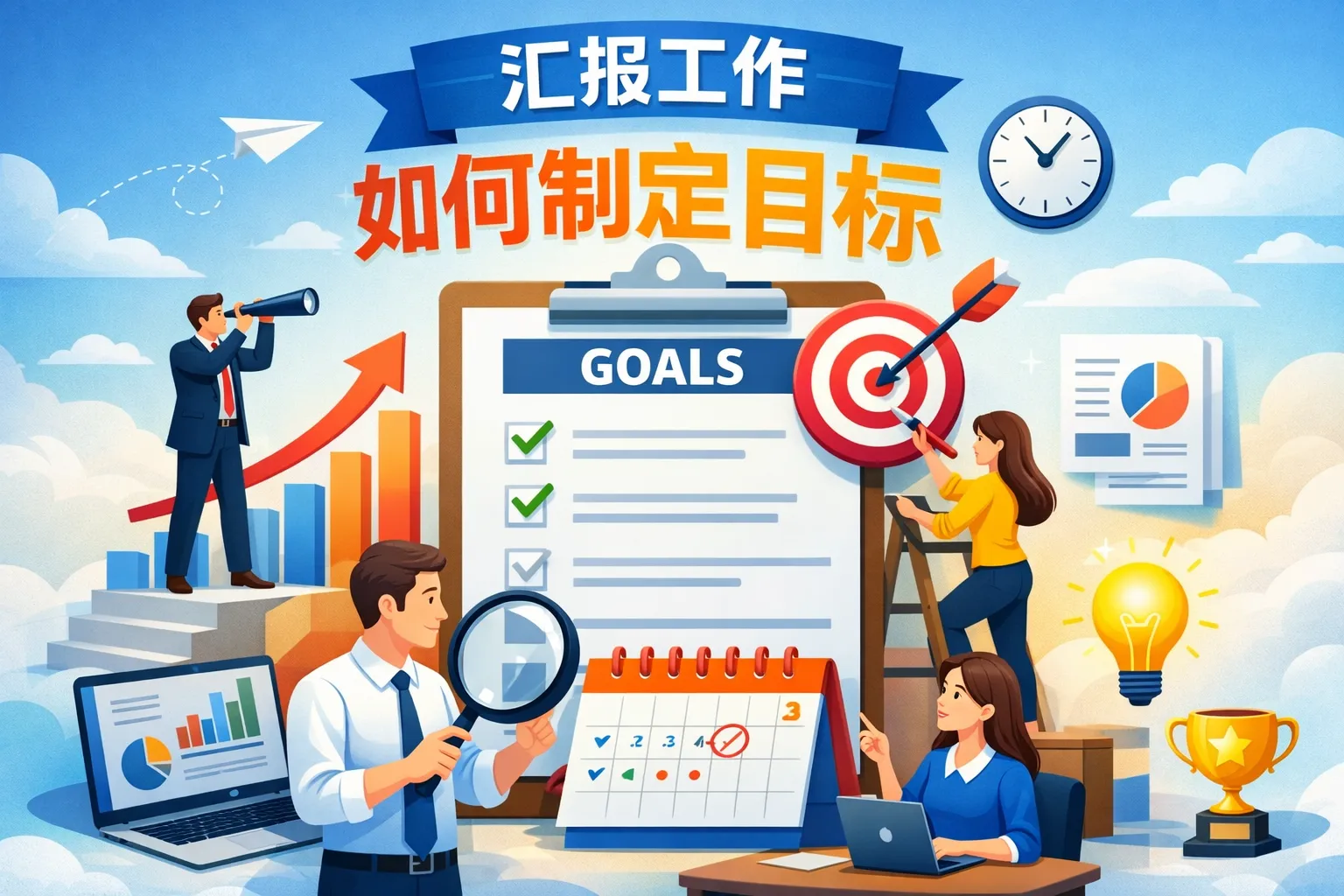汇报工作如何制定目标
