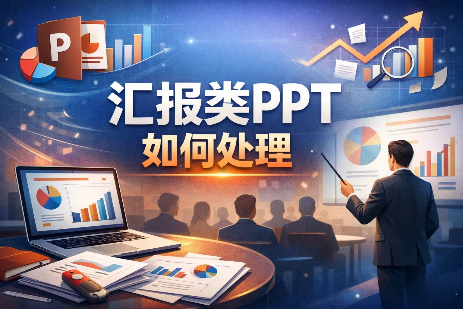 汇报类ppt如何处理
