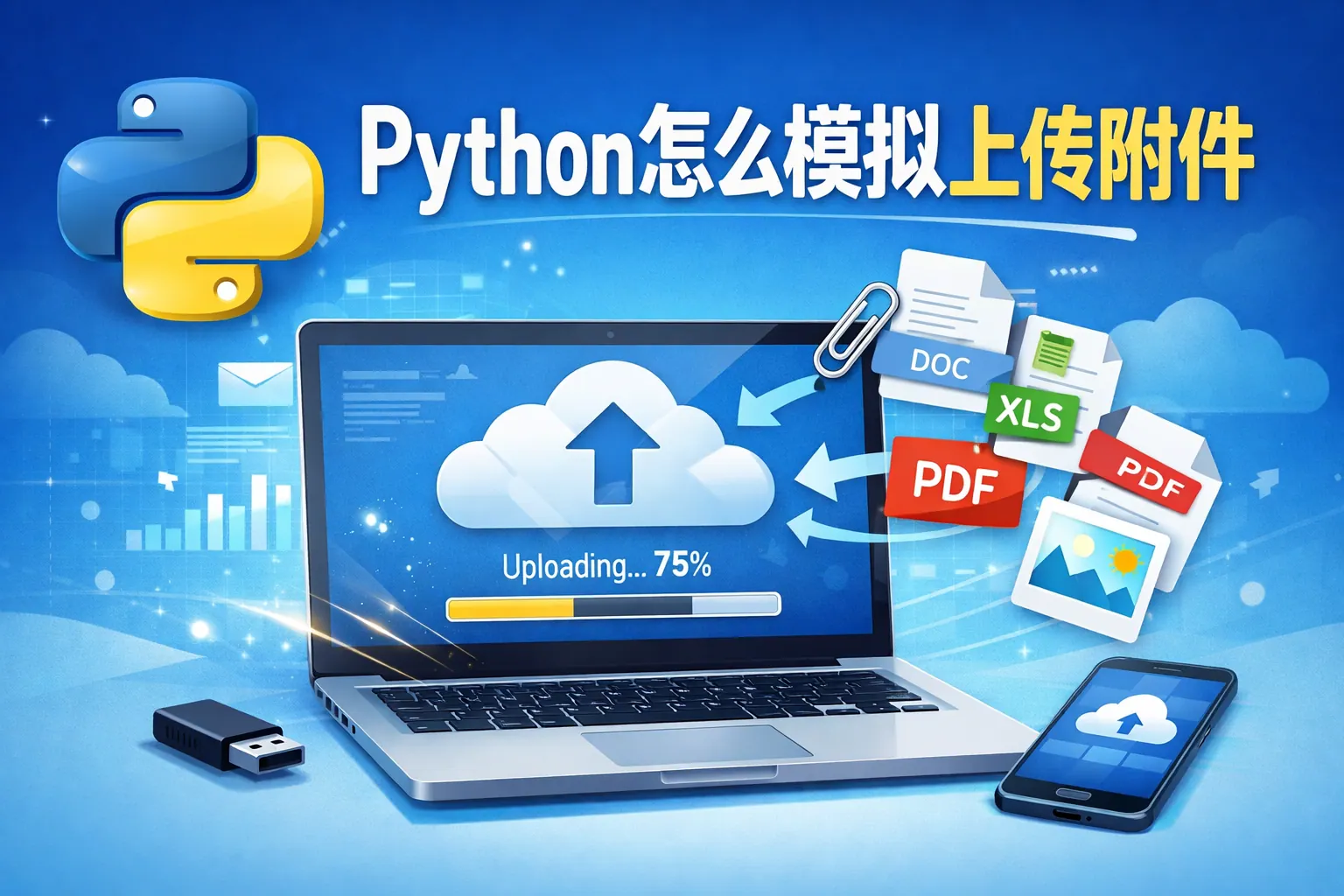 python怎么模拟上传附件