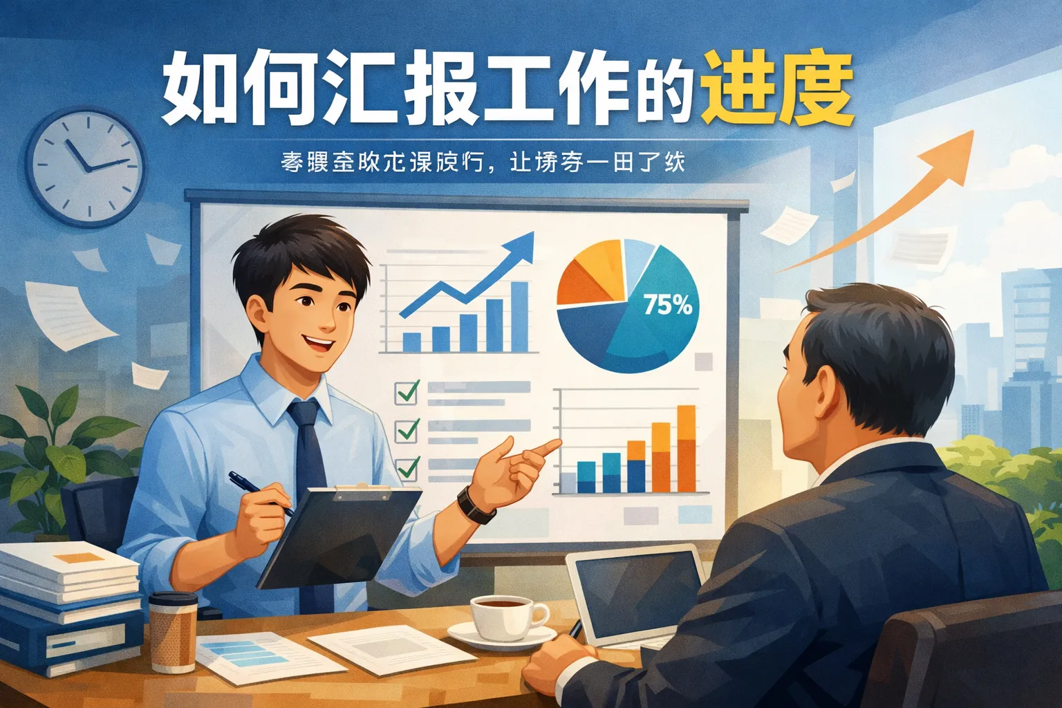 如何汇报工作的进度