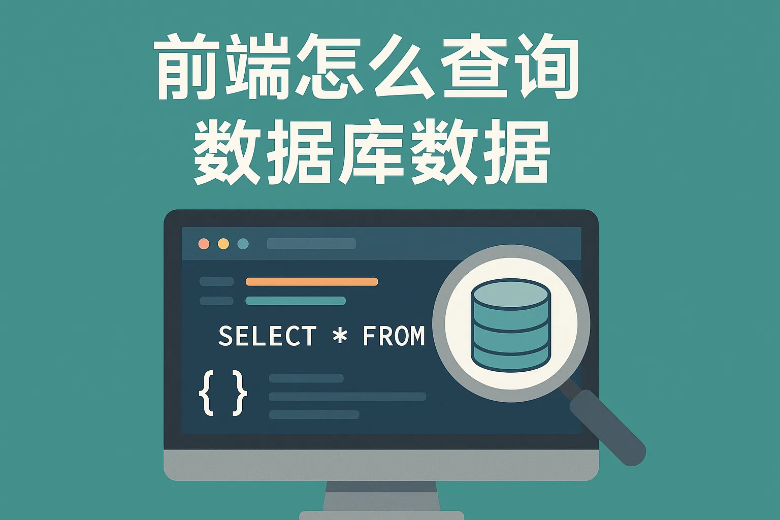 前端怎么查询数据库数据