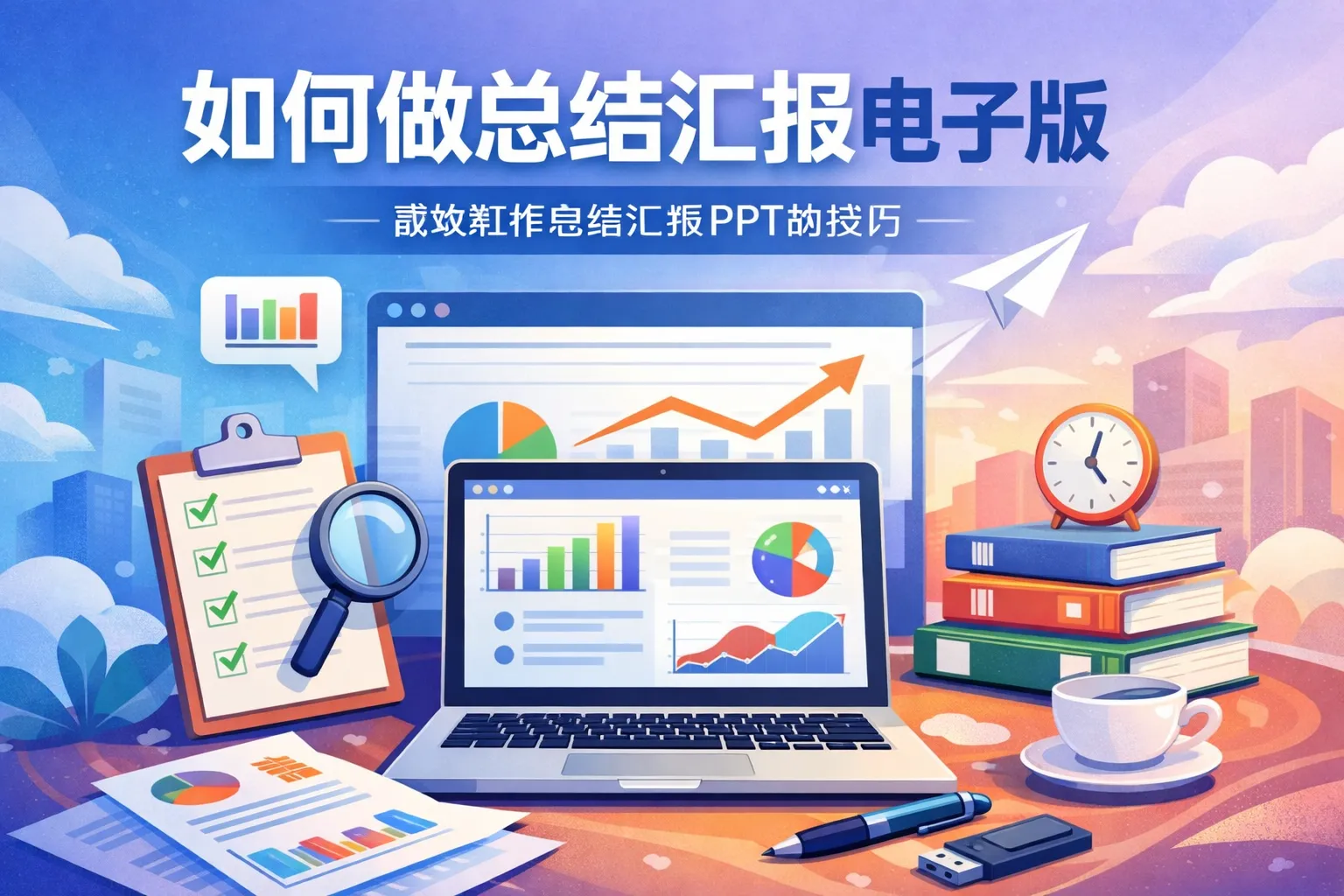 如何做总结汇报电子版