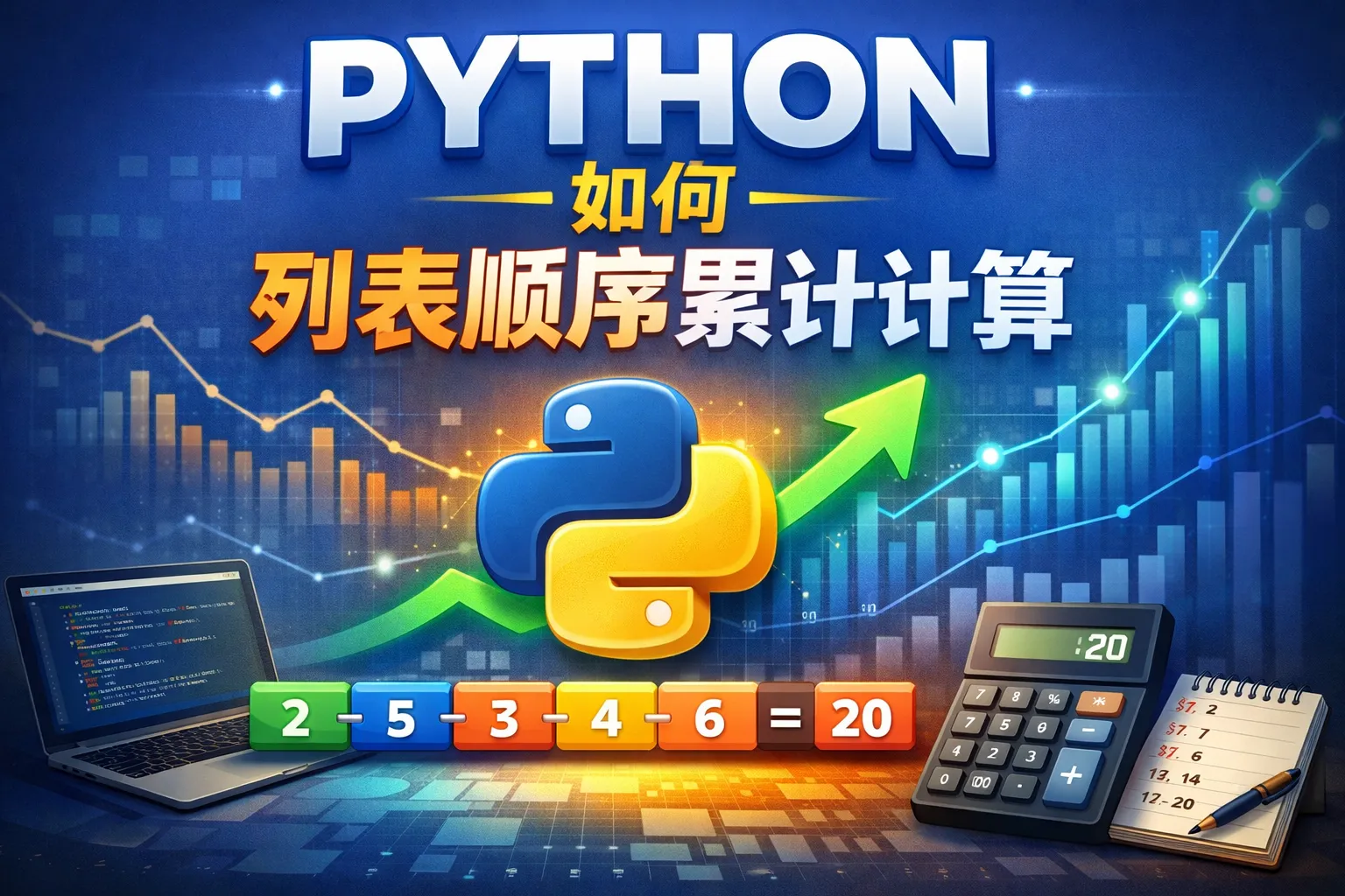 python如何列表顺序累计计算
