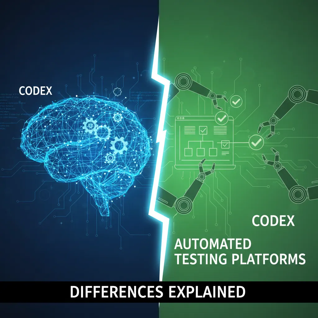 Codex 和 自动化测试平台 有什么区别
