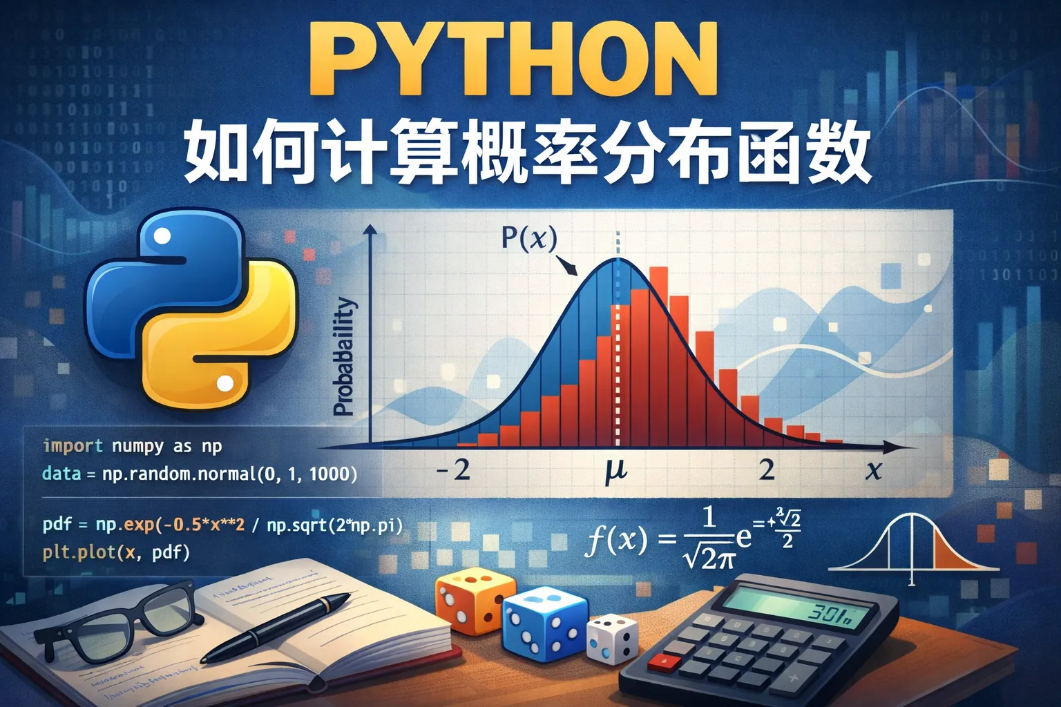 python 如何计算概率分布函数