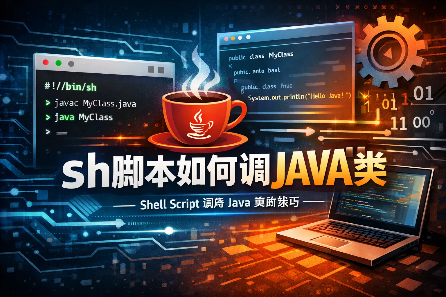 sh脚本如何调用JAVA类