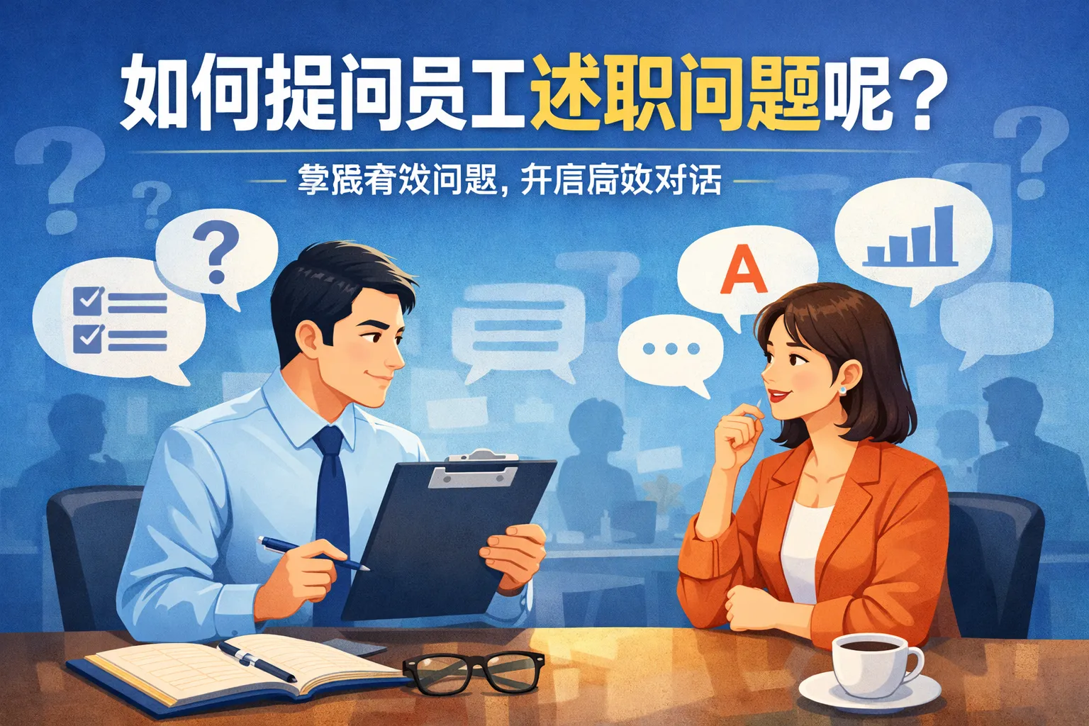 如何提问员工述职问题呢