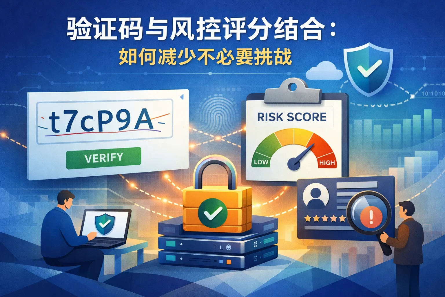 验证码与风控评分结合:如何减少不必要挑战