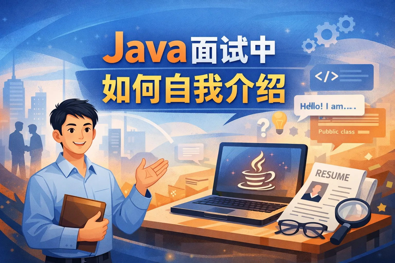 java面试中如何自我介绍